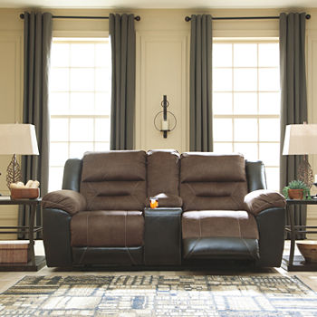 Signature Design by Ashley® Earhart Reclining Loveseat with Console