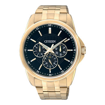Citizen® Mens Gold-Tone Stainless Steel Watch AG8342-52L