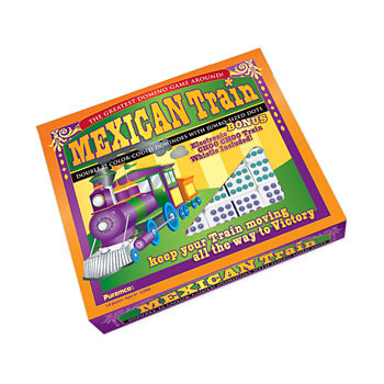 Puremco Mexican Train Double 12 Color Dot Dominoes