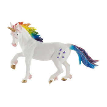 Mojo - Realistic Fantasy Figurine Rainbow Unicorn