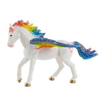Mojo - Realistic Fantasy Figurine Rainbow Pegasus