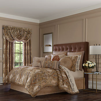 Queen Street Lakeview 4-pc. Jacquard Beige Comforter Set