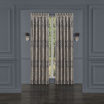 Queen Street Bayonne 4-Pc. Comforter Set Light-Filtering Rod Pocket Set of 2 Curtain Panel