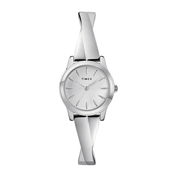 Timex Womens Silver Tone Stainless Steel Expansion Watch Tw2r98700jt
