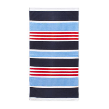 Outdoor Oasis Patriotic Stripe Printed  Beach Towel