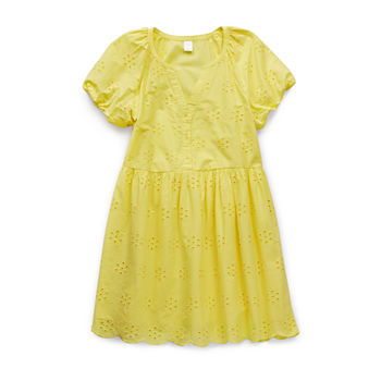 Peyton & Parker Yellow Family Matching Eyelet Dresses