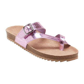 Thereabouts Noma Little & Big  Girls Footbed Sandals