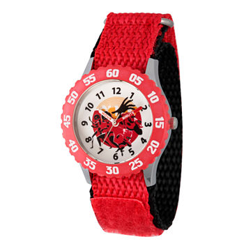 Disney The Incredibles 2 The Incredibles Boys Red Strap Watch Wds000576