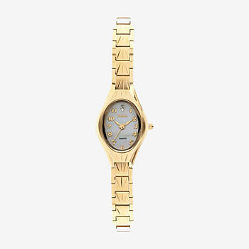 Elgin Womens Gold Tone Bracelet Watch Eg9759
