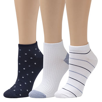 Cuddl Duds 3 Pair Low Cut Socks Womens