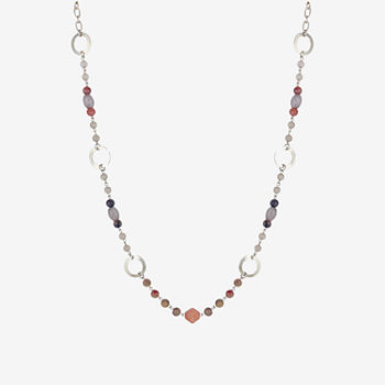 Mixit 30 Inch Link Beaded Necklace