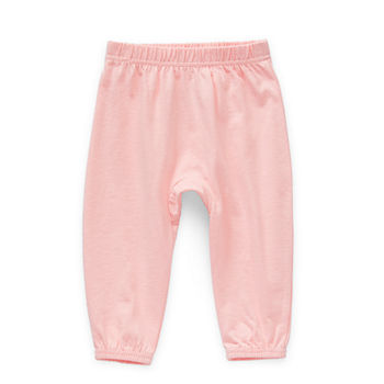 Okie Dokie Jogger Baby Girls Cuffed Pull-On Pants