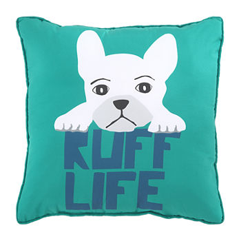 Kute Kids Kute Kids Puppy Square Throw Pillow
