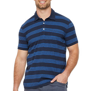 Mutual Weave Big and Tall Mens Regular Fit Short Sleeve Polo Shirt