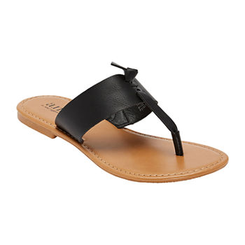 a.n.a Womens Knotted Thong Flat Sandals