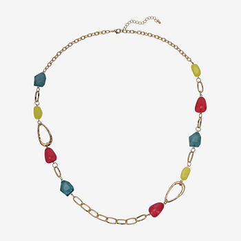 Mixit 36 Inch Cable Beaded Necklace
