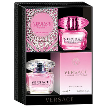 Versace Bright Crystal and Bright Crystal Absolu Mini Coffret