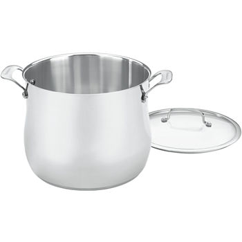 Cuisinart® Contour 12-qt. Stainless Steel Stock Pot with Lid