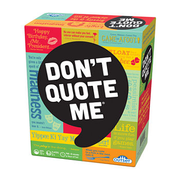 Outset Media Dont Quote Me Party Game