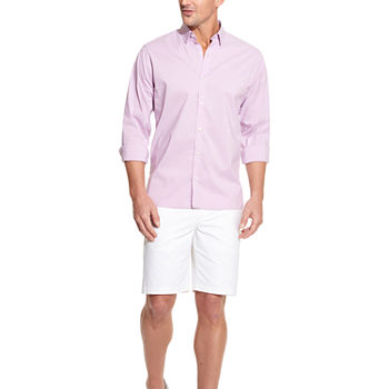 Van Heusen Mens Classic Fit Long Sleeve Plaid Button-Down Shirt