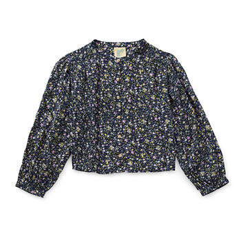 Thereabouts Little & Big Girls Long Sleeve Blouse