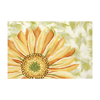 Liora Manne Illusions Sunflower Indoor/Outdoor Mat