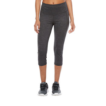 Xersion Train High Rise Stretch Fabric Quick Dry Workout Capris