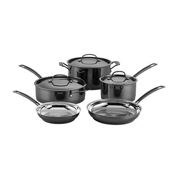Cuisinart Micashine 8-pc. Stainless Steel Dishwasher Safe Cookware Set