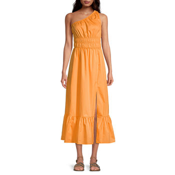 a.n.a Tall Sleeveless Asymmetrical Maxi Dress