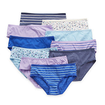 Thereabouts Little & Big Girls 10 Pack Hipster Panty