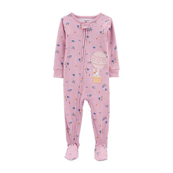 Carter's Toddler Girls Long Sleeve Footed One Piece Pajama