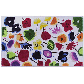 Better Trends Picasso Floral Bath Rug Collection