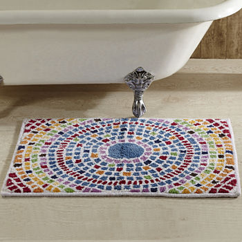 Better Trends Picasso Mosaic Bath Rug Collection