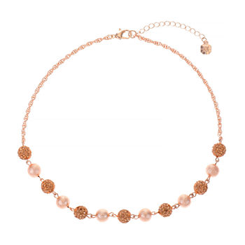 Monet Jewelry Copper 17 Inch Rolo Collar Necklace