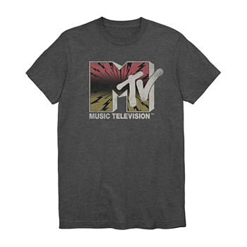 Big & Tall Electric MTV Mens Short Sleeve Graphic T-Shirt