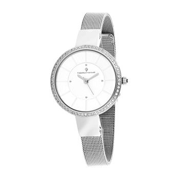 Christian Van Sant Womens Stainless Steel Bracelet Watch Cv0220