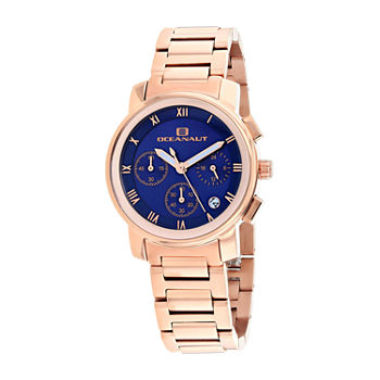 Oceanaut Womens Rose Goldtone Stainless Steel Bracelet Watch Oc0635