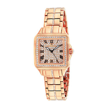 Christian Van Sant Womens Rose Goldtone Stainless Steel Bracelet Watch Cv4622