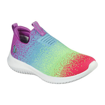 Skechers Ultra Flex Color Perfect Little Girls Sneakers