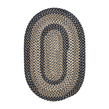 Colonial Mills Braxton Braided Reversible Indoor Outdoor Round Area Rugs