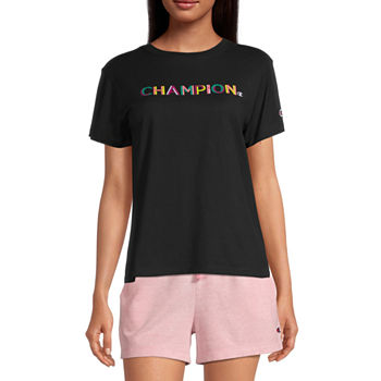 Champion Womens Crew Neck Short Sleeve T-Shirt