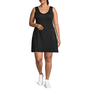 Xersion Sleeveless Midi Tennis Dress Plus