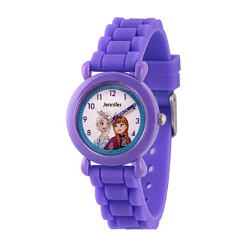 Disney Frozen Girls Purple Strap Watch Wds000735