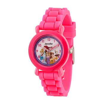 Disney Princess & The Frog Girls Pink Strap Watch Wds000736