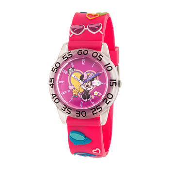 Disney Minnie Mouse Girls Pink Strap Watch Wds000747