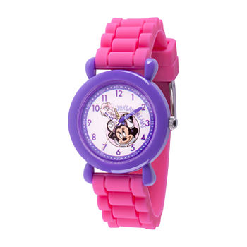 Disney Minnie Mouse Girls Pink Strap Watch Wds000753