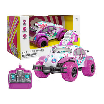 Sharper Image Remote Control Car for Girls with Off-Road Grip Tires Princess Style Big Buggy Crawler