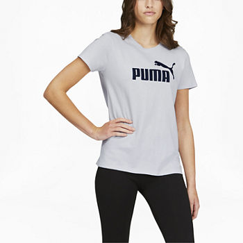 Puma Essential Logo Womens Crew Neck Short Sleeve Graphic T-Shirt