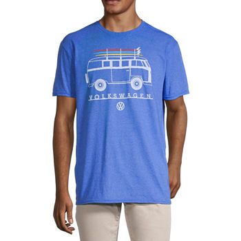 Volkswagon Mens Crew Neck Short Sleeve Regular Fit Graphic T-Shirt
