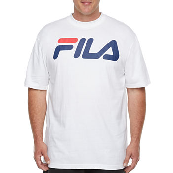 Fila Pre-Booked Mens Crew Neck Short Sleeve Jersey Big and Tall